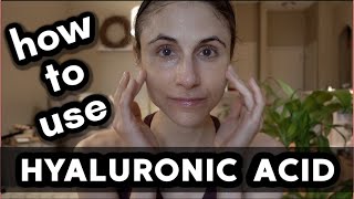 How to use a hyaluronic acid serum Dr Dray [upl. by Stockton]