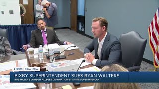 Bixby superintendent files civil suit against State Superintendent Ryan Walters [upl. by Radnaxela]