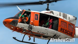 HH1N Huey Rescue Demonstration  Yuma Airshow 2019 [upl. by Moore436]