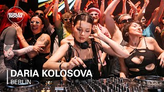 Daria Kolosova  Boiler Room Festival Berlin [upl. by Lunseth892]