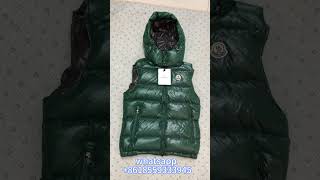 Moncler Bormes Down Gilet Green Unboxing  Shorts [upl. by Reinar652]