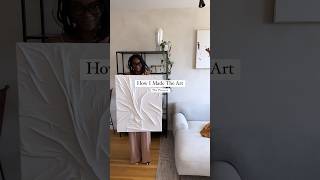 How To DIY 3D Plaster Art  3D Plaster Art Tutorial  Fabric Painting 3dart artist [upl. by Pallaten]