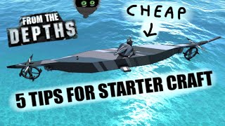 5 Tips for Campaign Starter Craft 🖐🛶 From the Depths [upl. by Anamuj523]