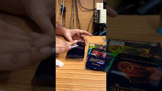 Iphone 14 AntiStatic Hydrogel Screen Protector installation  shorts hydrogel iphone viral [upl. by Nosro]