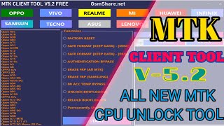 MTK PATTERN UNLOCK TOOL MTK CLIENT TOOL V52 [upl. by Argyres]