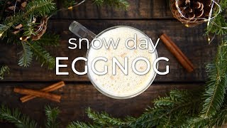 Maple Sweetened Eggnog for a Snow Day [upl. by Naujaj]