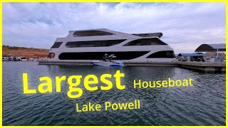 LARGEST houseboat on Lake Powell [upl. by Aneleve946]