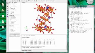 Bond Valence Sum BVS VESTA [upl. by Radu159]