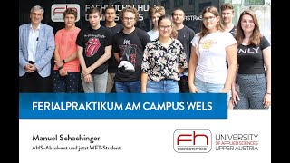 Ferialpraktikum und vorwissenschaftliche Arbeit an der FH  ein Erfahrungsbericht [upl. by Primaveria]