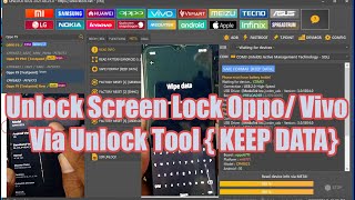 Unlock Screen Lock OppoVivo Via Unlock Tool  Keep data safe safe format by Unlock Tool [upl. by Ettelracs770]