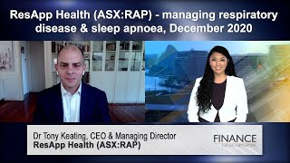 ResApp Health ASXRAP  managing respiratory disease and sleep apnoea [upl. by Eatnoid]