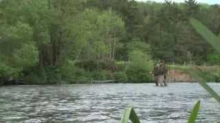 Spring Salmon Spey and Switch Fishing with Snowbee on a Devon river [upl. by Odrareg972]