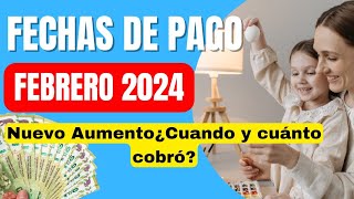 🗓️ AUH  AUE y Asignación de Anses  Cuando y cuánto cobró en Febrero 2024 [upl. by Ayekel]