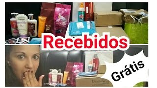 Recebidos Brindes e amostras grátismuitos presentesCris Ribeiro [upl. by Ardis774]