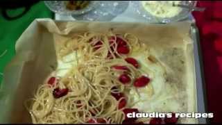 PASTA SPAGHETTI WITH ROASTED CHERRY TOMATOES  CLAUDIAS RECIPES [upl. by Wilsey739]