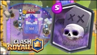 CLASH ROYALE FR DECK CIMETIERE GAMEPLAY LEGENDAIRE 2 [upl. by Gredel]