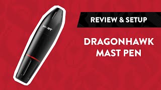 Dragonhawk Mast Pen Tattoo Machine  Review amp Setup [upl. by Merow297]