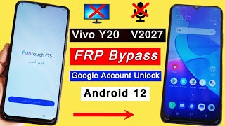 Vivo Y20 FRP Bypass Android 12 Vivo V2027 Google Account UnlockFRP Lock Remove Without PC 2022 [upl. by Acsot]