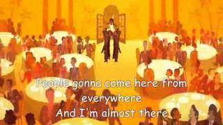 Almost there The princess and the frog lyrics [upl. by Ahens]