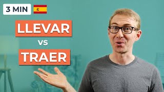 Llevar vs traer  take vs bring in Spanish [upl. by Proudlove]