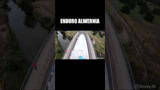 Dirt Bike Rides over Bridge Arch dirtbike moto enduro motocross stunt adrenaline [upl. by Dorcea]