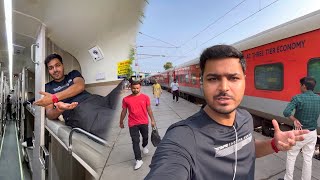 PatliputraChandigarh SF Express train Journey in 3AC Economy Coach of Indian railways [upl. by Eidualc]