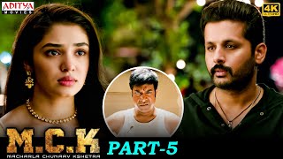 Macharla Chunaav Kshetra MCK Movie Part 5  Nithiin  Krithi Shetty  South Movie Aditya Movies [upl. by Attwood]