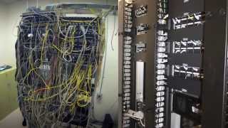 Data Network Cabling Rewire Time Lapse [upl. by Scurlock]