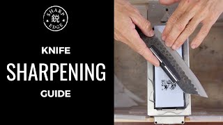 How To Sharpen a Kitchen Knife  Beginners Guide to Knife Sharpening [upl. by Hook964]