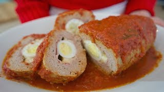 Polpettone ripieno – La ricetta tipica della nonna [upl. by Alleras430]