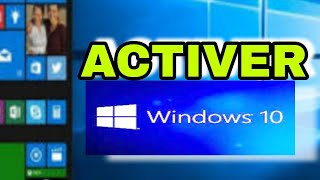 Comment activer Windows 10 [upl. by Lipski]