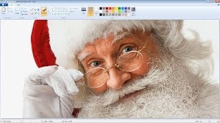 Unbelievably Realistic Microsoft Paint Art  Santa Claus Speed Painting Time Lapse [upl. by Eliseo]