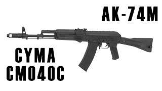 CYMA CM040C Airsoft AK74M AEG [upl. by Nyer68]