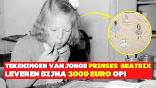 Tekeningen Van Prinses Beatrix Verkocht Voor Bijna 3000 Euro [upl. by Moody]