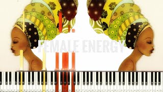 Willow Smith  Female Energy reggiewatkins piano synthesia tutorial [upl. by Shing]