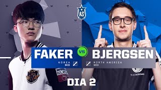 Faker x Bjergsen AllStar 2017  1x1 [upl. by Israeli541]