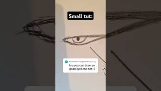 heres a small tut for how I draw eyes sketch music drawing art tutorial [upl. by Assyram]