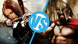 300 VS 300 Rise of an Empire  Movie Feuds ep93 [upl. by Adnilam101]