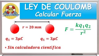 Fuerza entre dos cargas eléctricas idénticas  Ley de Coulomb [upl. by Cynthie]