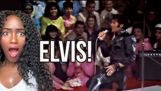 FIRST TIME REACTION TO  Elvis Presley  Jailhouse Rock 68 Comeback Special  Singer Reacts [upl. by Ramu]