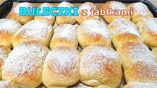 Pyszne domowe bułeczki z jabłkami jak u babci 👌 prosta przekąska lub deser do kawy 👍 drożdżówki [upl. by Atinehc]