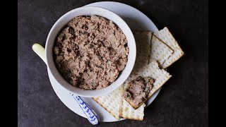 Andrew Zimmern Cooks Chopped Chicken Liver [upl. by Nosmirc]