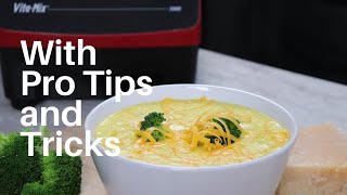 VITAMIX BROCCOLI CHEESE SOUP RECIPE  BRIANS KITCHEN [upl. by Leiahtan582]