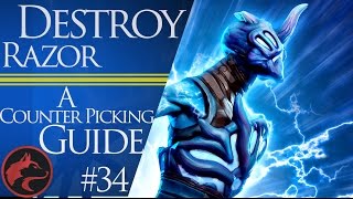 How to counter pick Razor  Dota 2 Counter picking guide 34 [upl. by Erolyat]