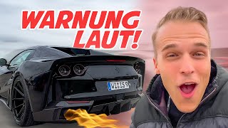 STRAIGHT PIPED NOVITEC Ferrari 812 NLargo killt mich Cruisefire [upl. by Zalucki]