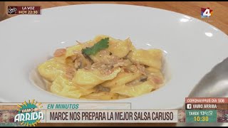 Vamo Arriba  Capeletis caseros con salsa Caruso [upl. by Pettiford]