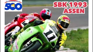 SBK 93 ASSEN WORLD SUPERBIKE RACE 1 amp 2 byraulugena [upl. by Uticas]