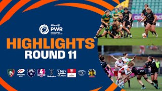 Round 11 Highlights  Allianz Premiership Womens Rugby 2324 [upl. by Elkcim799]