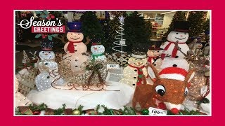 Christmas Decor Shopping At Menards Pt 2 2017 [upl. by Harlen]