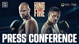 TYSON FURY VS OLEKSANDR USYK PRESS CONFERENCE LIVESTREAM RIYADH SEASON [upl. by Oilasor]